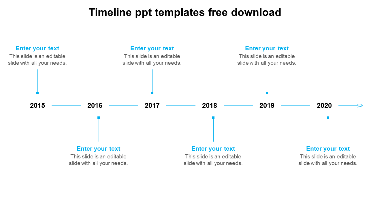 Attractive Timeline PPT Templates Free Download